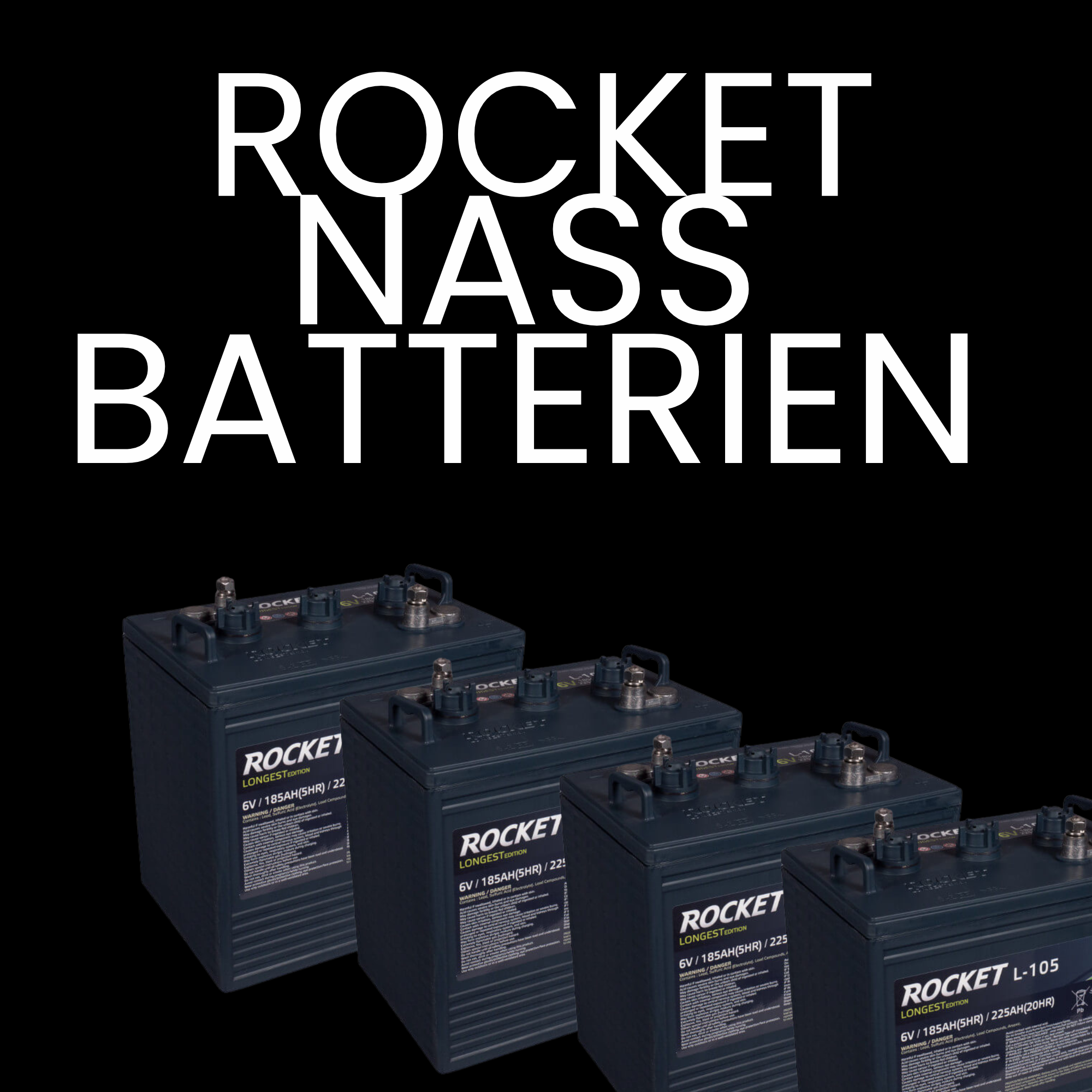 Rocket Arbeitsbühnen Batterien kaufen