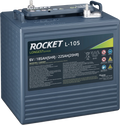 Rocket L-105 Deep Cycle 6V 225Ah Batterie für Arbeitsbühnen und Golfcarts